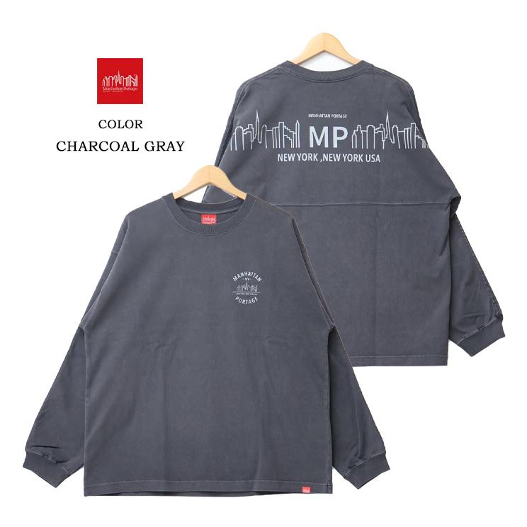 Manhattan Portage（マンハッタンポーテージ） バックプリント 長袖T