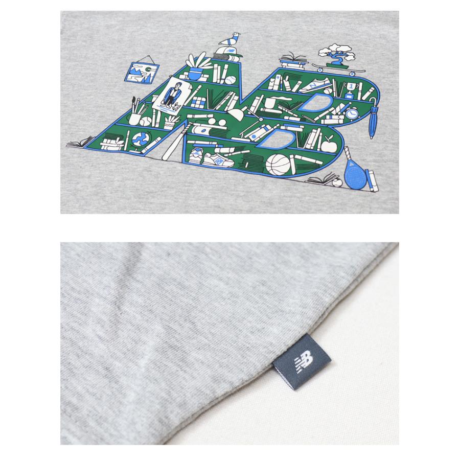New Balance ニューバランス Bookshelf プリント 半袖Tシャツ New Balance ニューバランス Bookshelf プリント 半袖Tシャツ