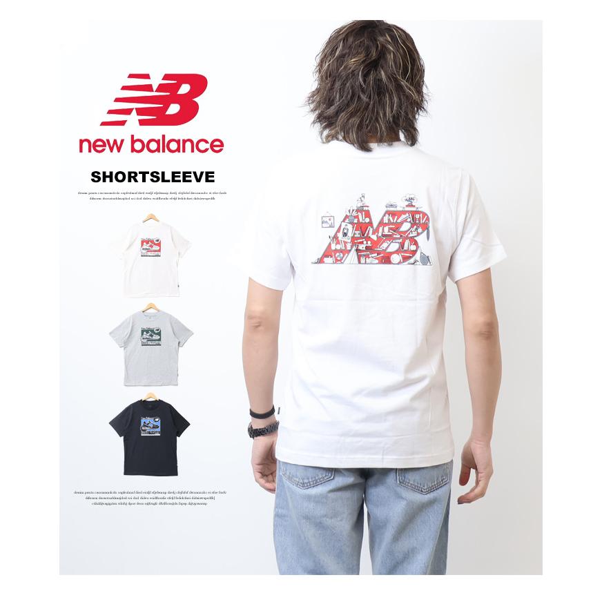 New Balance（ニューバランス） Bookshelf プリント 半袖Tシャツ