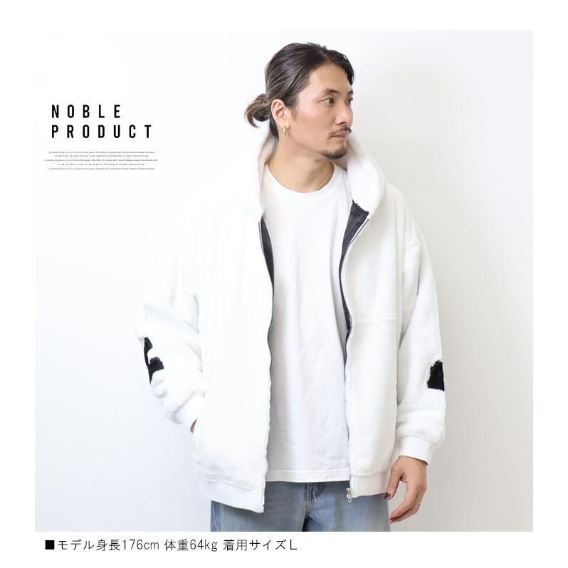 NOBLE PRODUCT（ノーブルプロダクト） バックビッグロゴ ファー