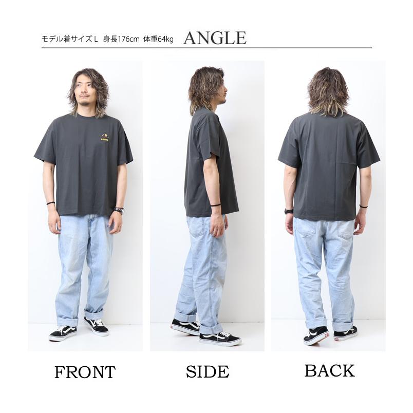 Quash クアッシュ アニマル ワンポイント刺繍 半袖Tシャツ 半T