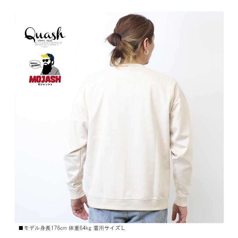 Quash クアッシュ MOJASH モジャッシュ ヒゲおじさん ワンポイント刺繍