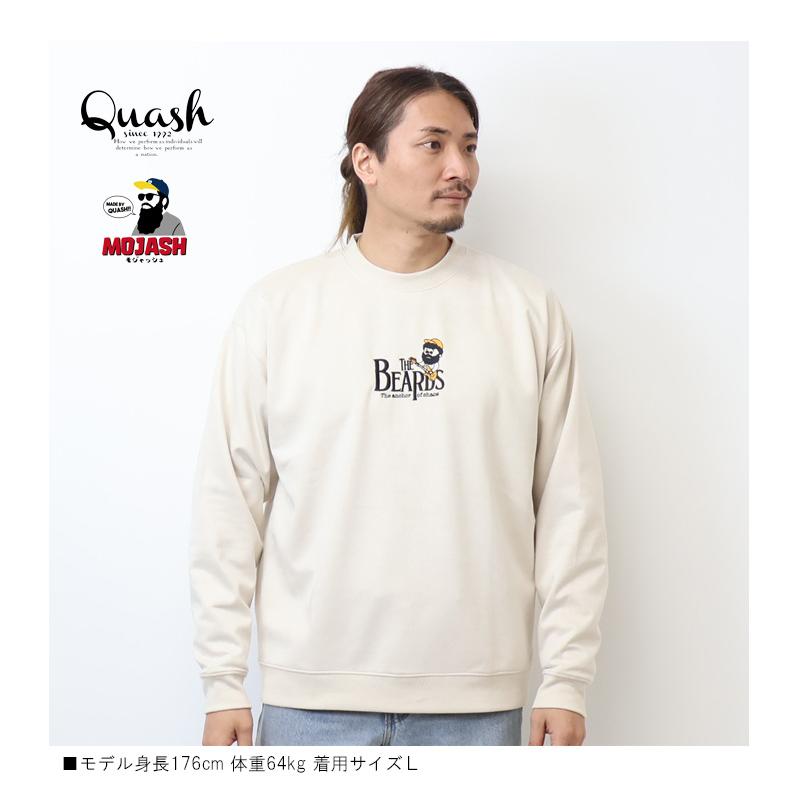 【激レア・非売品】ARMS 懸賞当選スウェットシャツ　オマケ付き Quash（クアッシュ） MOJASH モジャッシュ ヒゲおじさん OZZY刺繍