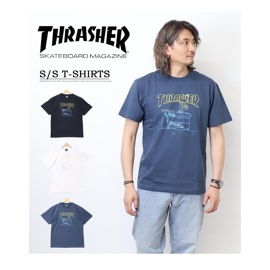 THRASHER（スラッシャー） 2012 JULY ステンシルアート 半袖Tシャツ