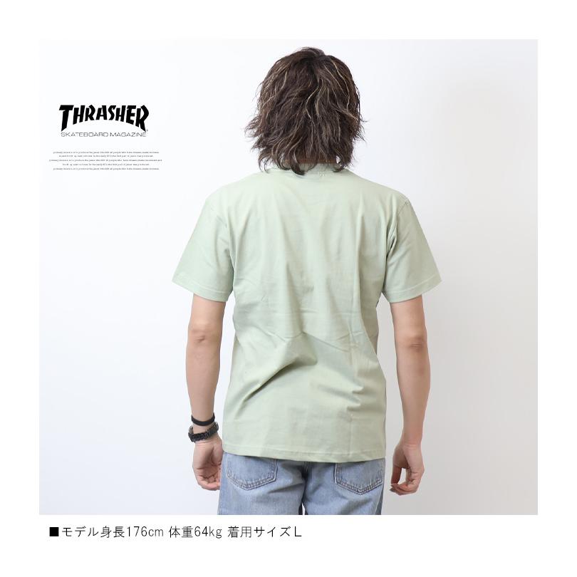 THRASHER スラッシャー ロゴプリント 半袖Tシャツ 半T メンズ