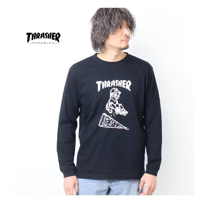 THRASHER スラッシャー ロゴプリント 長袖Tシャツ ロゴTシャツ