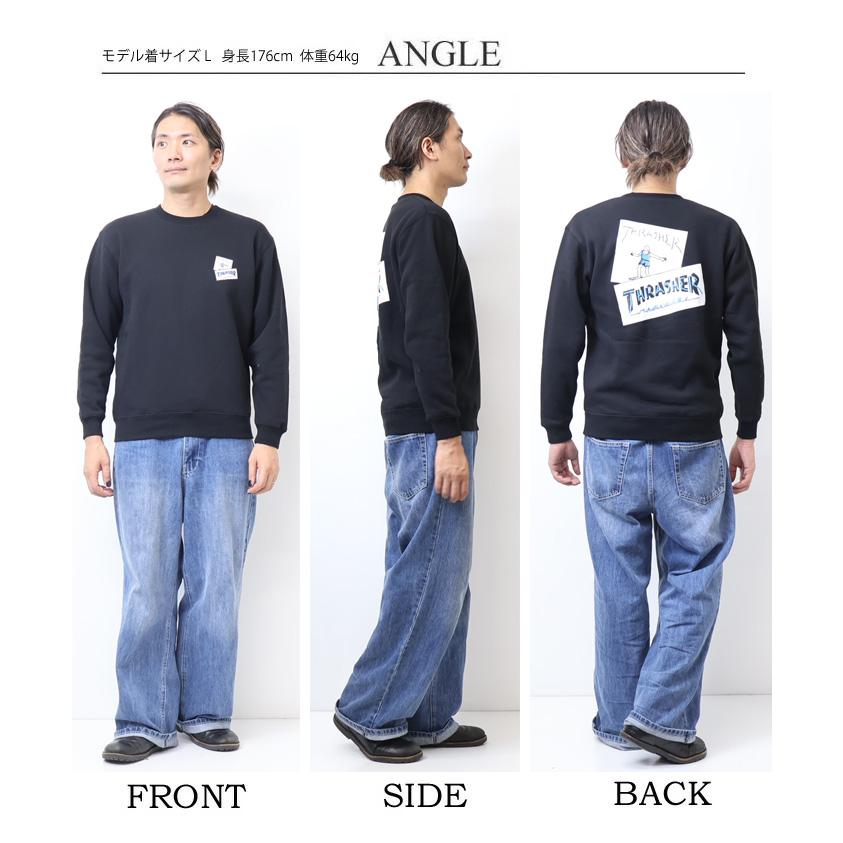 THRASHER（スラッシャー） マークゴンザレス プリント スウェット