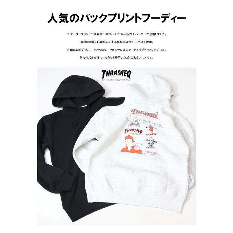 THRASHER スラッシャー マークゴンザレス プリント スウェット THRASHER スラッシャー マークゴンザレス プリント スウェット