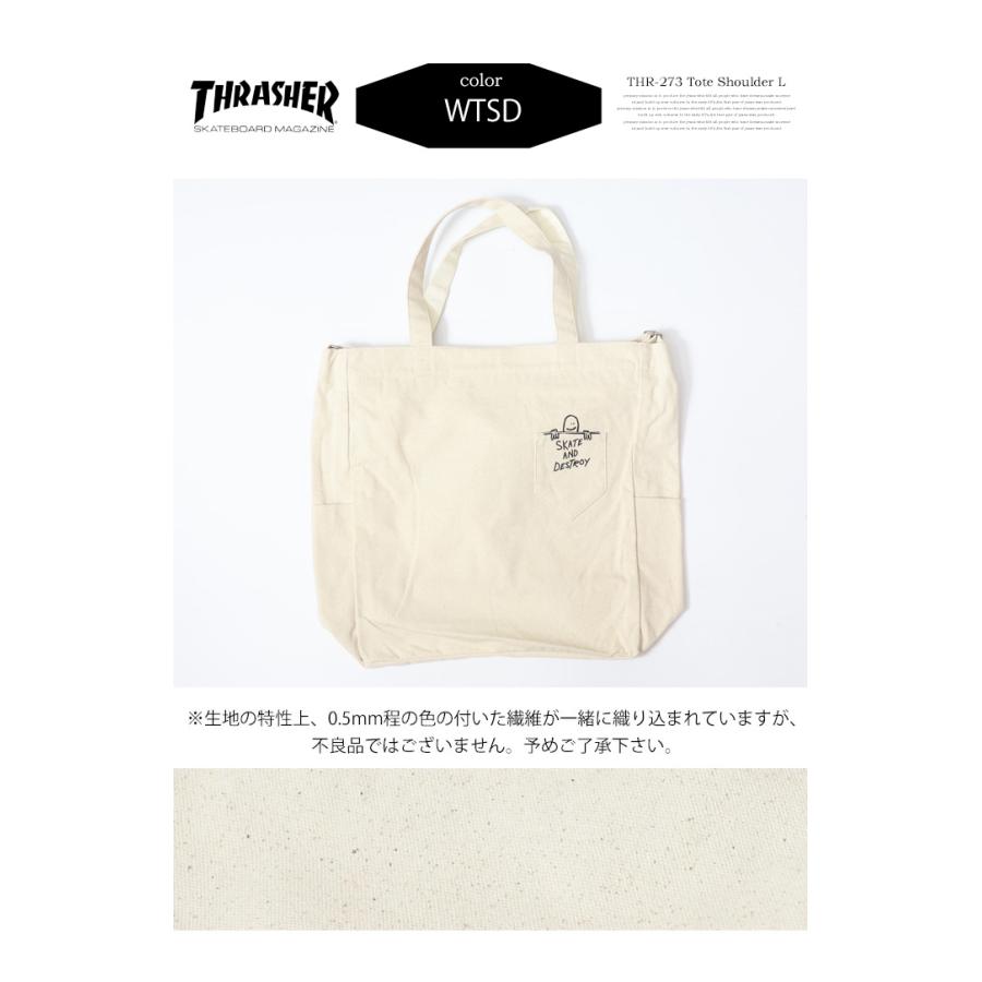 THRASHER（スラッシャー） キャンバス 2WAY トートバッグ ショルダー