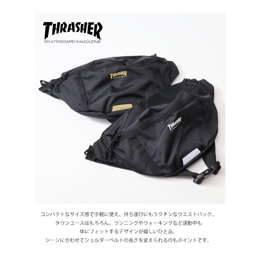 THRASHER スラッシャー ウエストバッグ ウエストポーチ ボディ THRASHER スラッシャー ウエストバッグ ウエストポーチ ボディ