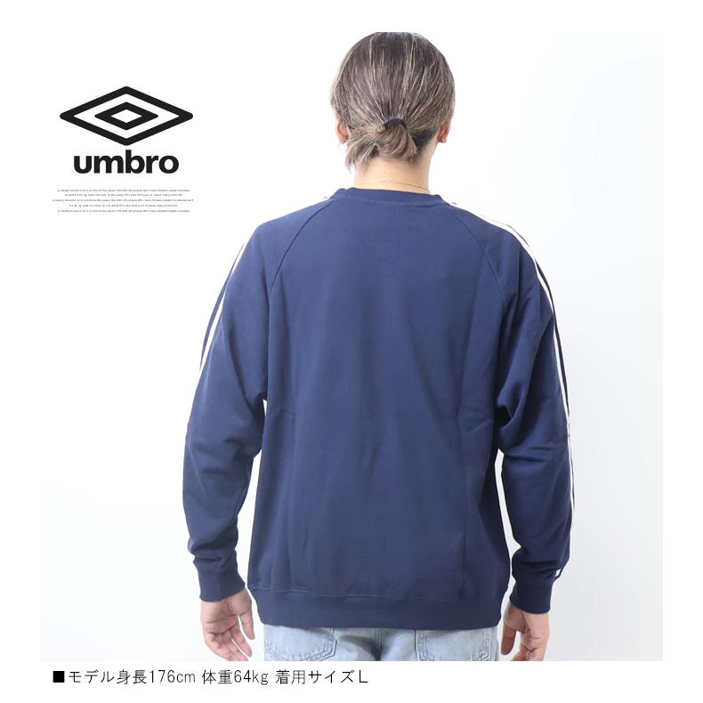 LOGOS UMBRO アンブロ umbro 別注 クルーネックスウェットシャツ