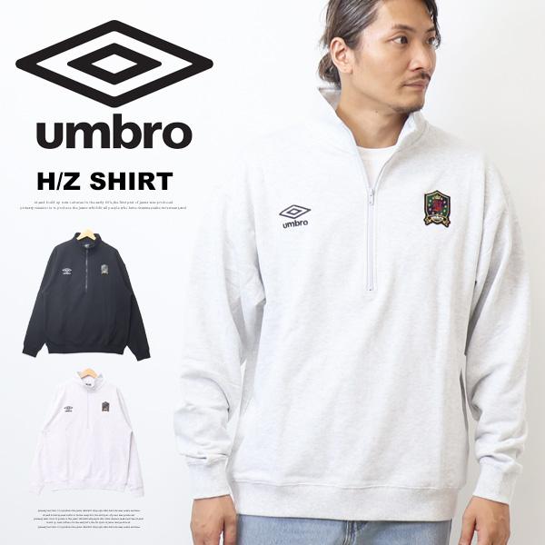 LOGOS（ロゴス） UMBRO アンブロ umbro 別注 ハーフジップスウェット