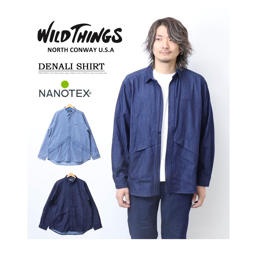WILD THINGS（ワイルドシングス） デニムデナリシャツ メンズ デニム