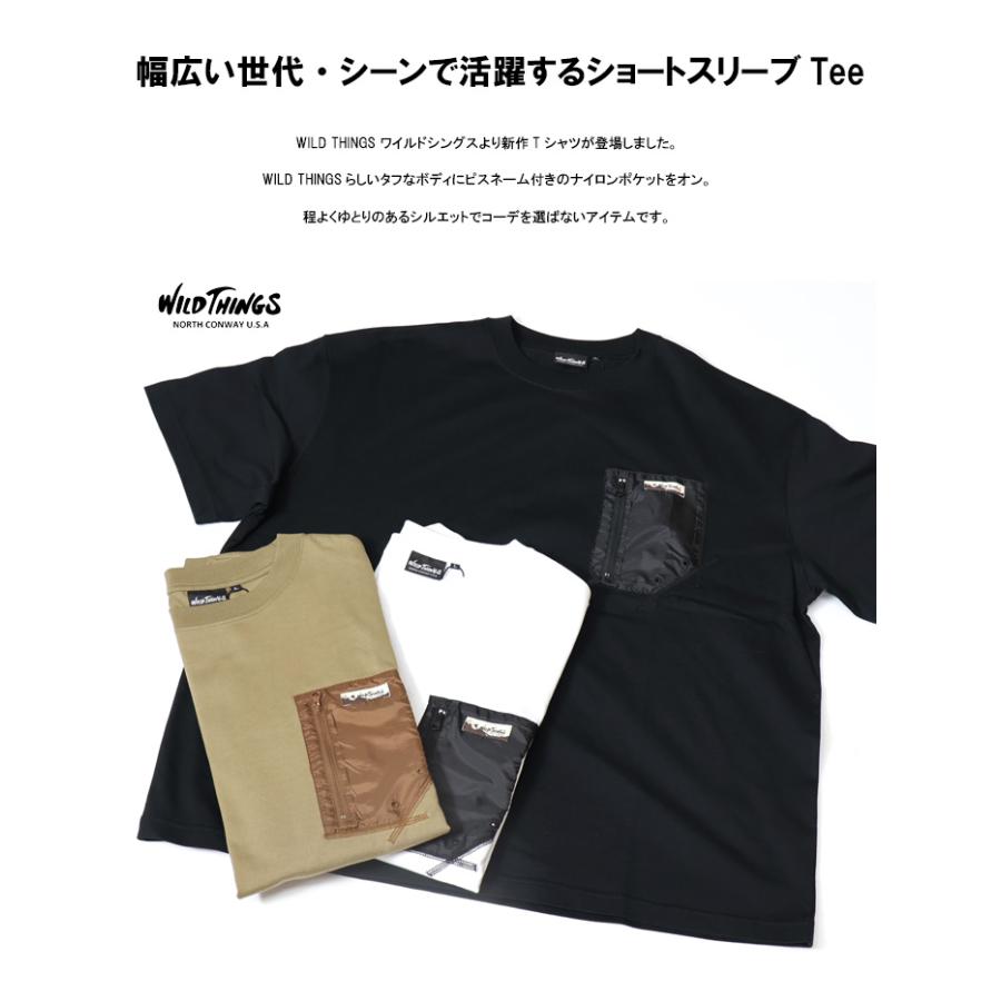 WILD THINGS（ワイルドシングス） CAMP POCKET T 胸ポケット 半袖T