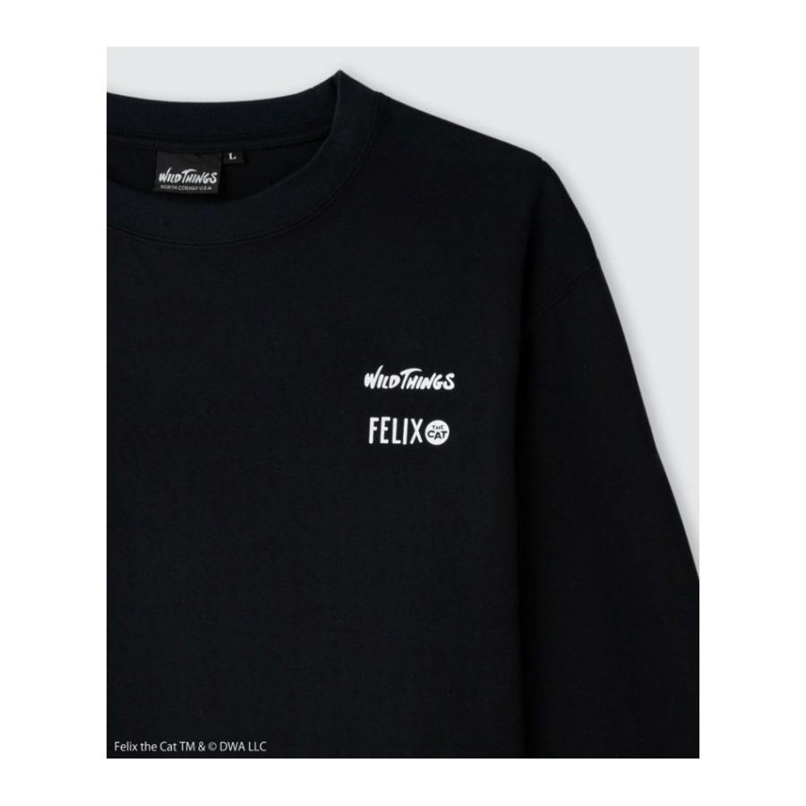 WILD THINGS ワイルドシングス FELIX THE CAT L/S TEE MONSTER 長袖T 