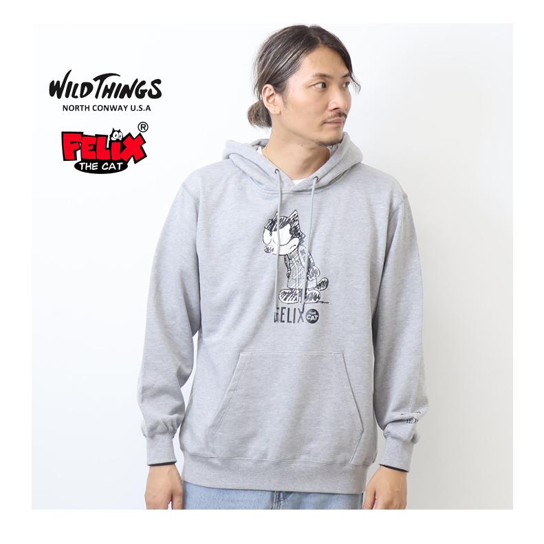 WILD THINGS（ワイルドシングス） FELIX コラボスウェットパーカー