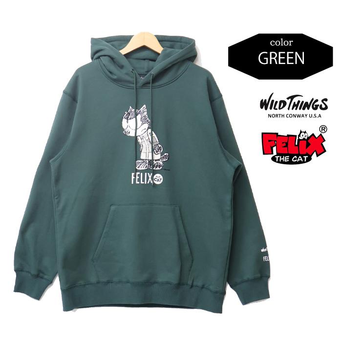WILD THINGS（ワイルドシングス） FELIX コラボスウェットパーカー