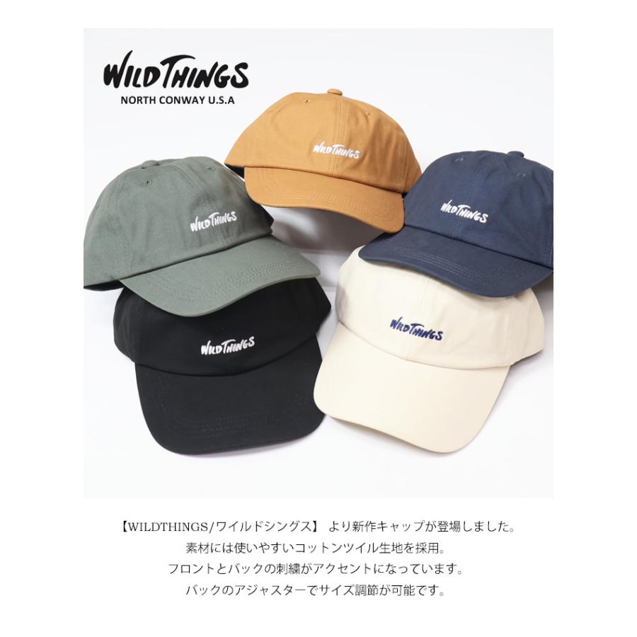 WILD THINGS（ワイルドシングス） LOGO CAP キャップ 帽子 メンズ