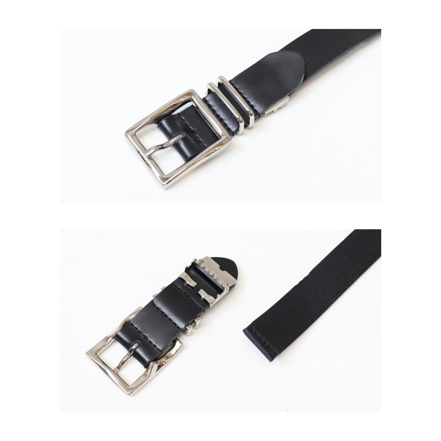 Lee（リー） ダブルループ レザーベルト 牛革 本革 メンズ カット可