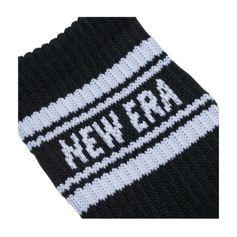 NEW ERA（ニューエラ） 3P ソックス ロゴ ライン ロング 靴下 25〜27cm
