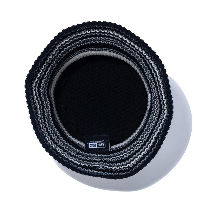 ニューエラ ニットバゲット ボーダー ブラック MLサイズ ニットバケット マルチボーダー ブラック | ニューエラ