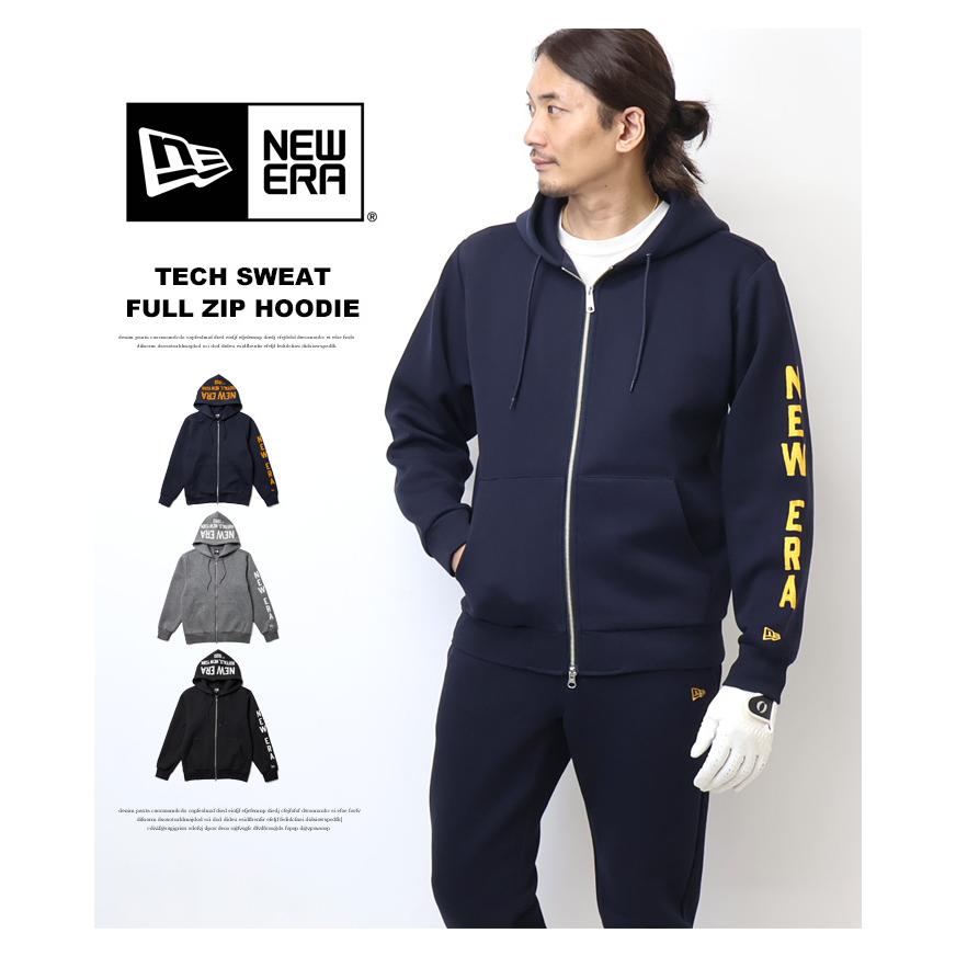 ニューエラゴルフ テック スウェット フルジップフーディー ブラック L テックスウェット フルジップフーディー ブラック | ゴルフ