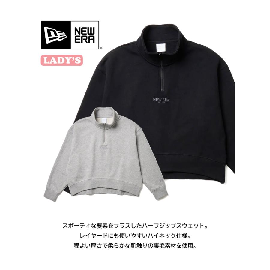 NEW ERA（ニューエラ） レディース Women's スウェット ハーフジップ