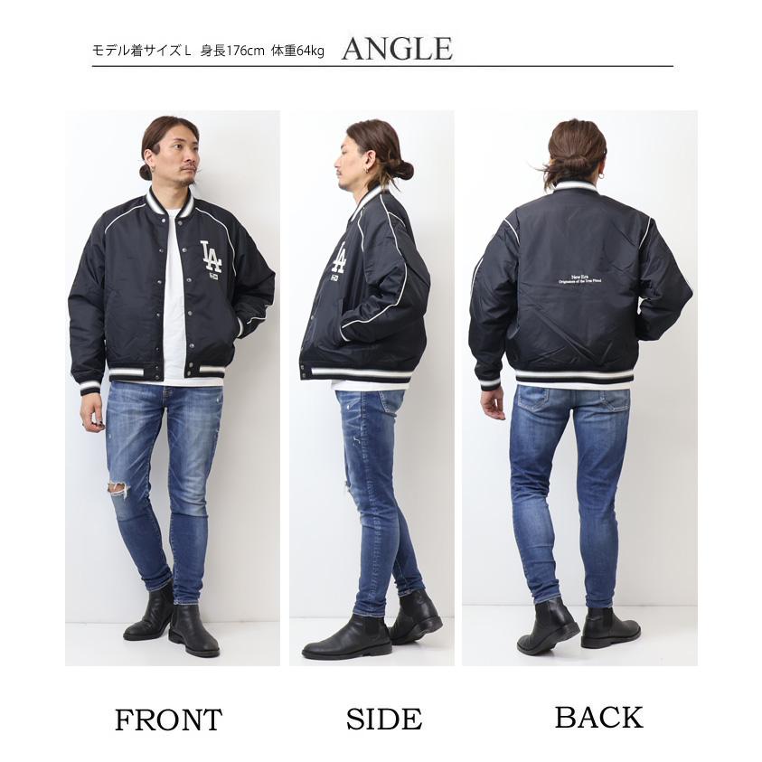 NEW ERA ニューエラ ナイロン バーシティージャケット ロサンゼルス