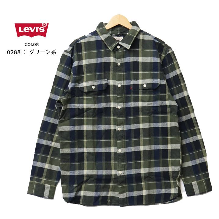 90s Levi's 人気配色　黒赤灰白チェックネルシャツ　Lサイズコットン SILVER TAB Levi's リーバイス ジャクソンワーカーシャツ メンズ