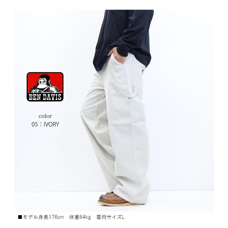 BEN DAVIS（ベンデイビス） ペインターパンツ ルーズシルエット ワーク
