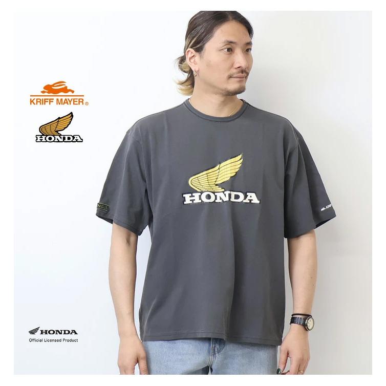 KRIFF MAYER（クリフメイヤー） HONDA ホンダ コラボ 半袖Tシャツ 半T