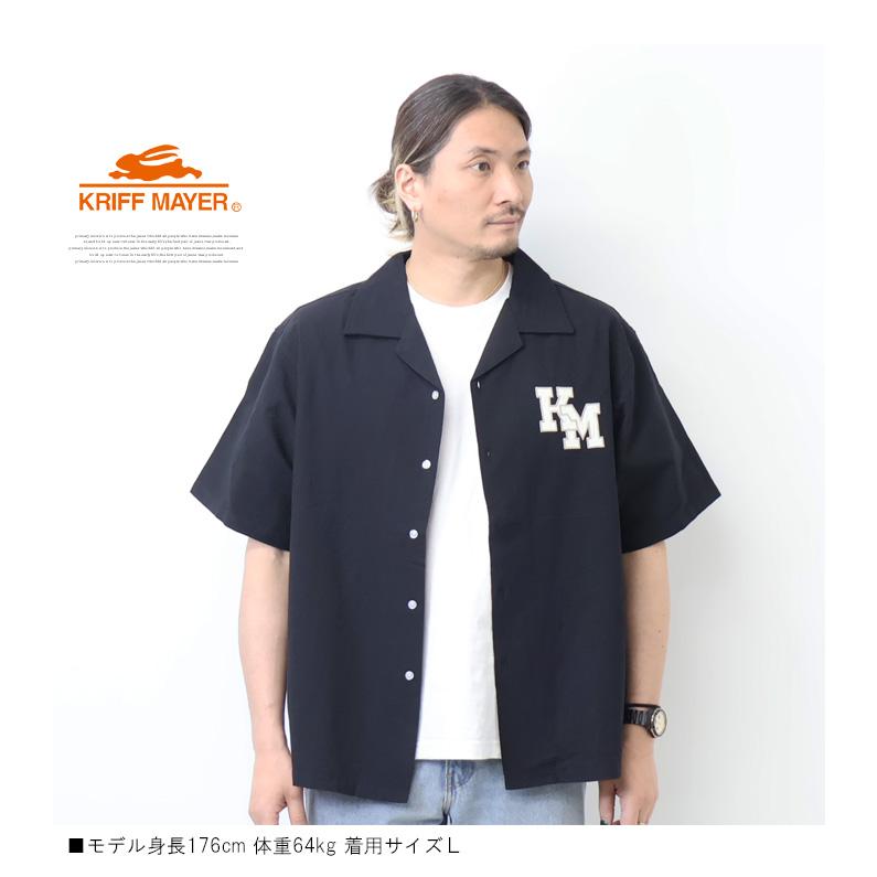 KRIFF MAYER（クリフメイヤー） クリフラビット刺繍 半袖シャツ 綿麻