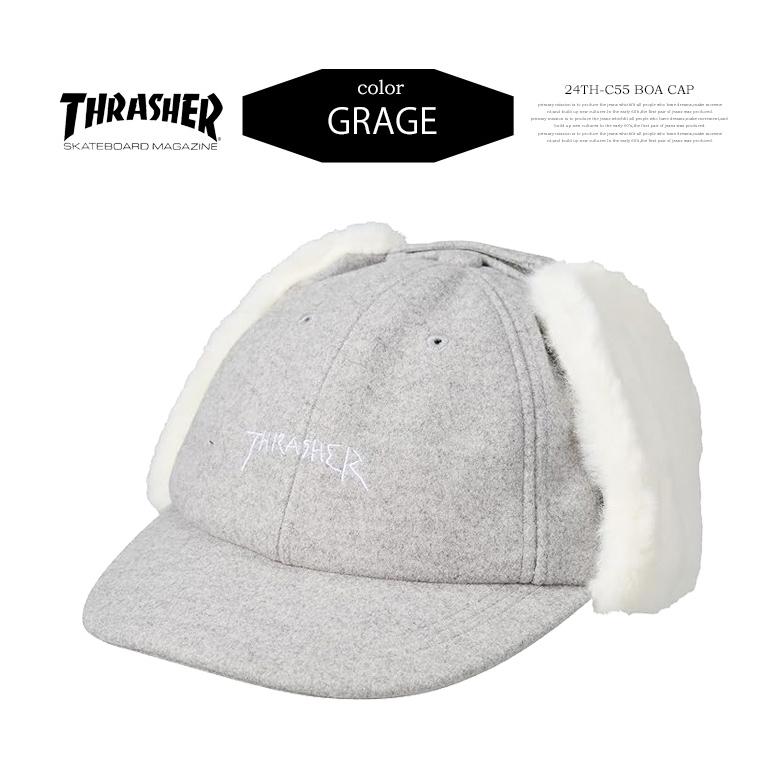 THRASHER（スラッシャー） フライトキャップ ボアキャップ GONZ LOGO