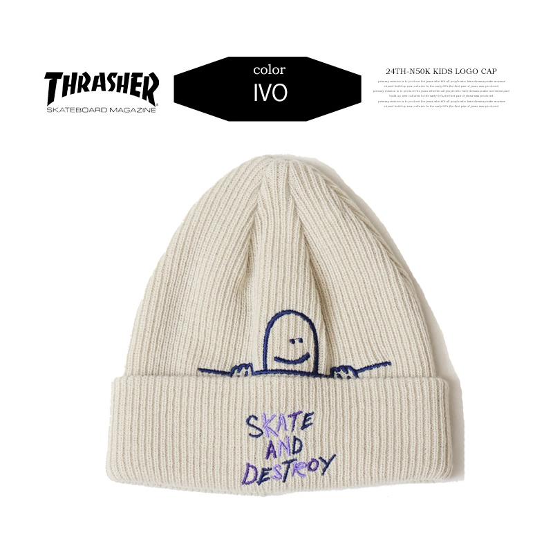 THRASHER（スラッシャー） キッズサイズ マークゴンザレス ロゴ刺繍