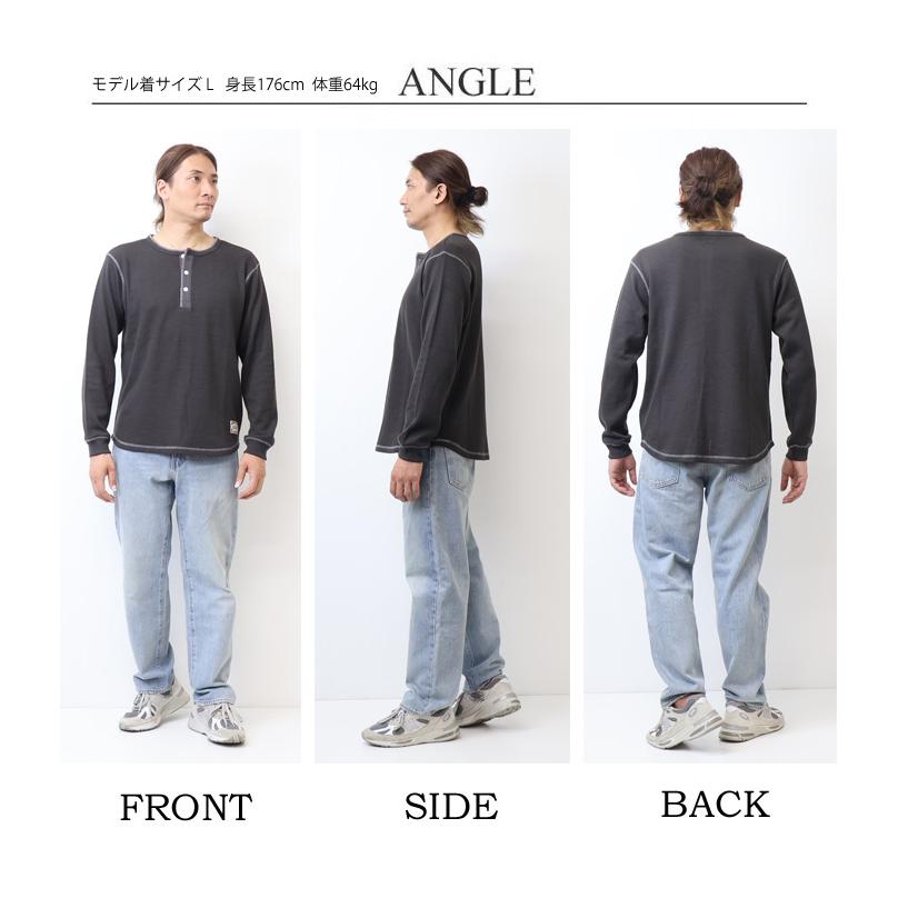 KRIFF MAYER（クリフメイヤー） ハニカムサーマル素材 ヘンリーネック