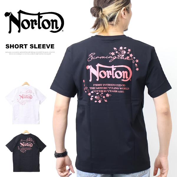 Norton ノートン サクラシャイニーTシャツ メンズ 半袖Tシャツ 半T 252N1007B | ノートン