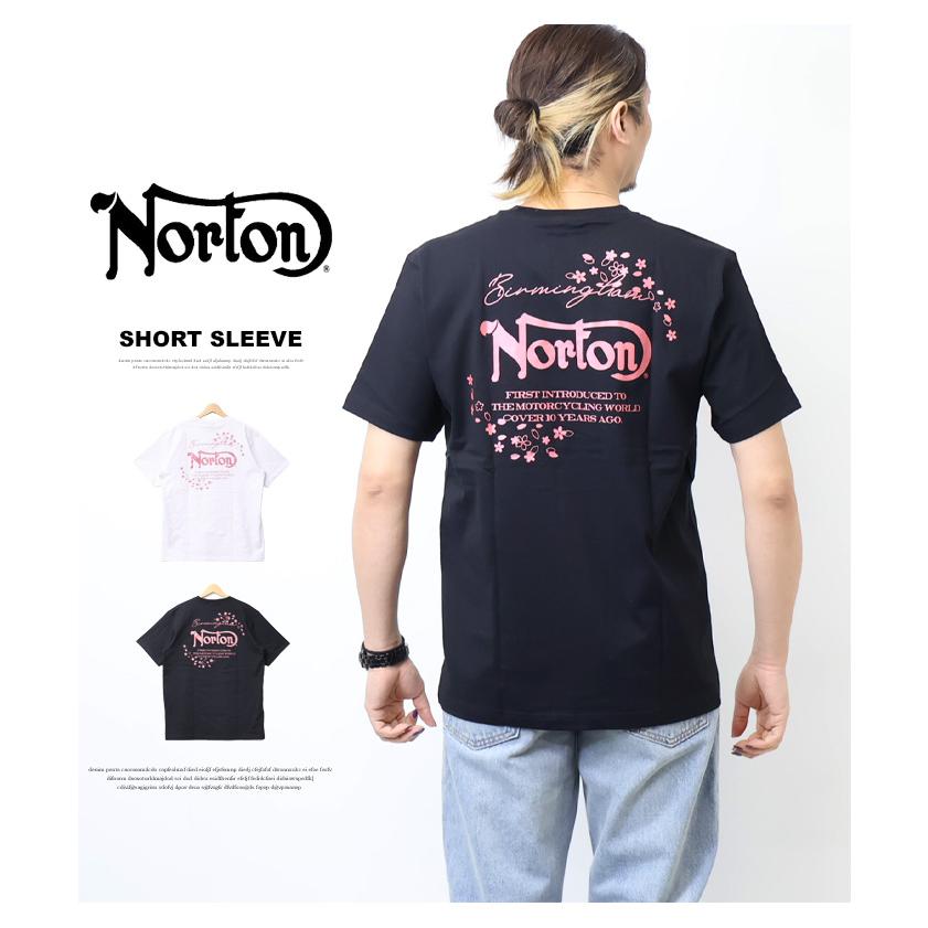 Norton ノートン サクラシャイニーTシャツ メンズ 半袖Tシャツ 半T 252N1007B | ノートン | 01