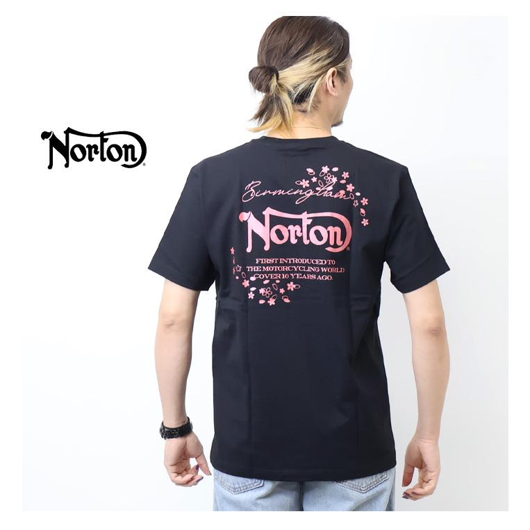 ノートン Norton サクラシャイニーTシャツ メンズ 半袖Tシャツ 半T