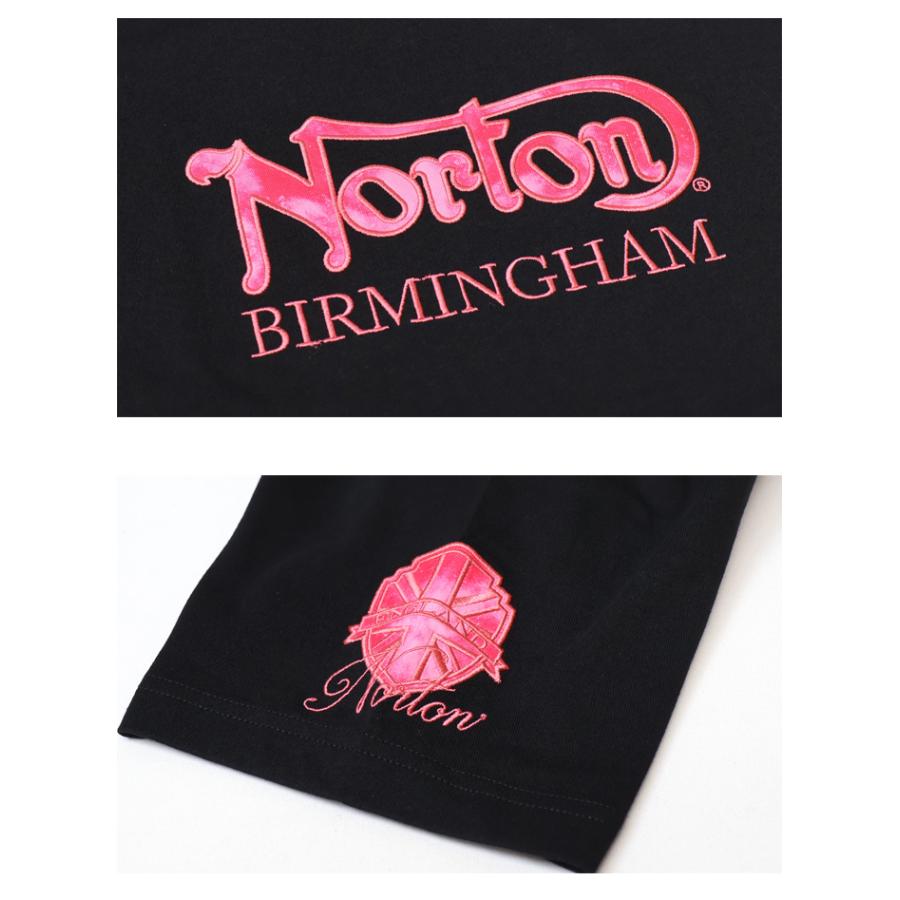 Norton ノートン ピンクフェザーワッペン MAX Tシャツ メンズ 半袖Tシャツ 半T 送料無料 252N1030B | ノートン | 11