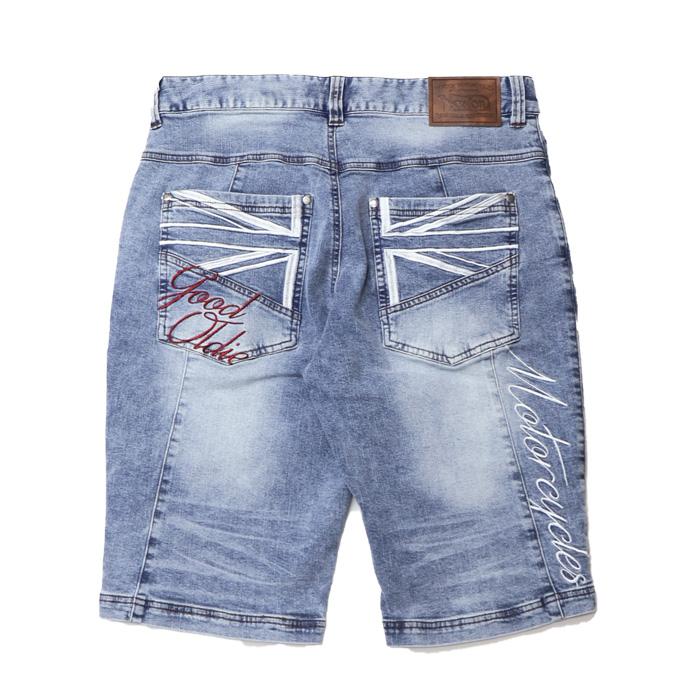 ノートン（NORTON） MAX刺繍 ストレッチデニム ショートパンツ