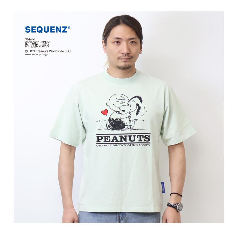 Prosperity Sequence SEQUENZ スヌーピー ヴィンテージ加工 半袖 Prosperity Sequence SEQUENZ スヌーピー ヴィンテージ加工 半袖
