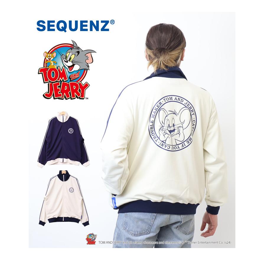 SEQUENZ トムとジェリー サークルロゴ トラックジャケット ジャージ