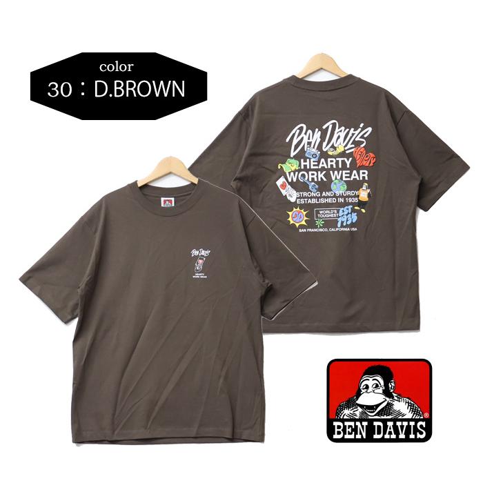 BEN DAVIS（ベンデイビス） GRATEFUL バックプリント 半袖Tシャツ