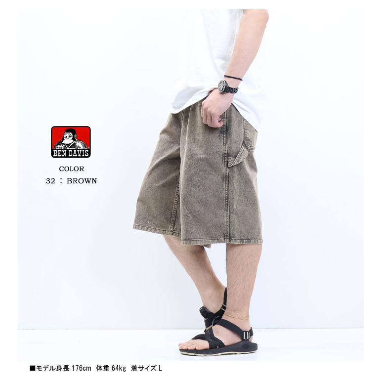 BEN DAVIS ベンデイビス 刺繍 ペインターショーツ ショートパンツ ハーフパンツ ゴリラ メンズ 送料無料 25580038_10