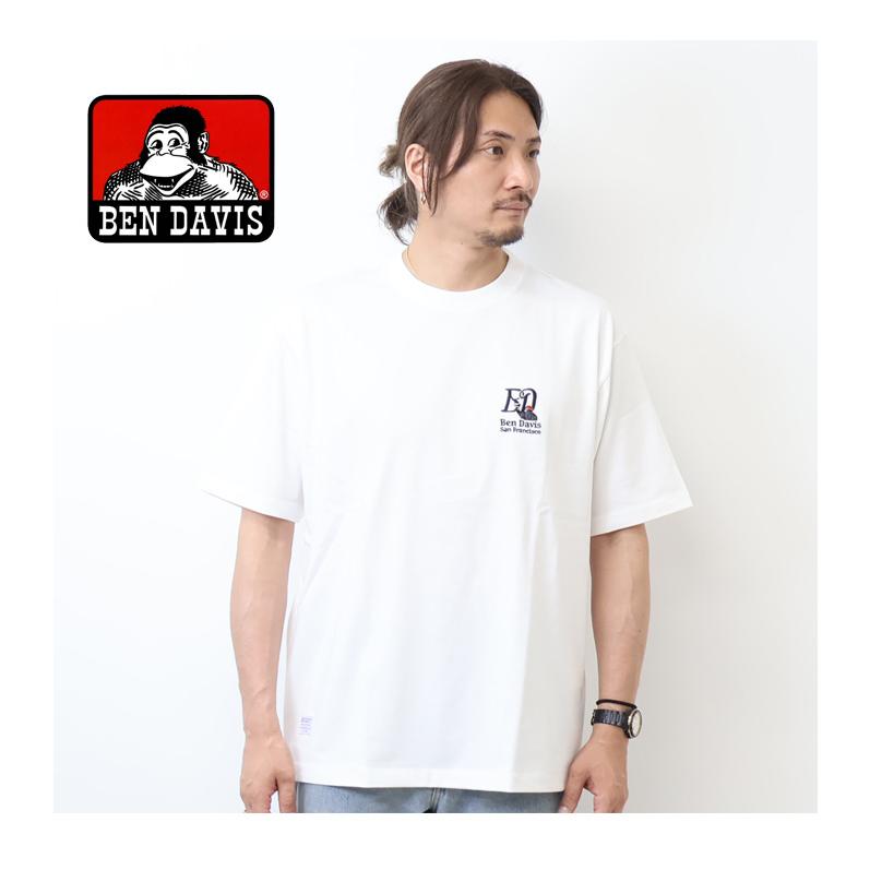 BEN DAVIS（ベンデイビス） 接触冷感 ワンポイント刺繍 半袖Tシャツ