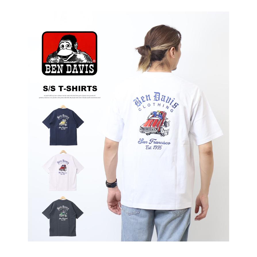 BEN DAVIS（ベンデイビス） 刺繍 半袖Tシャツ LOWRIDE ビッグ