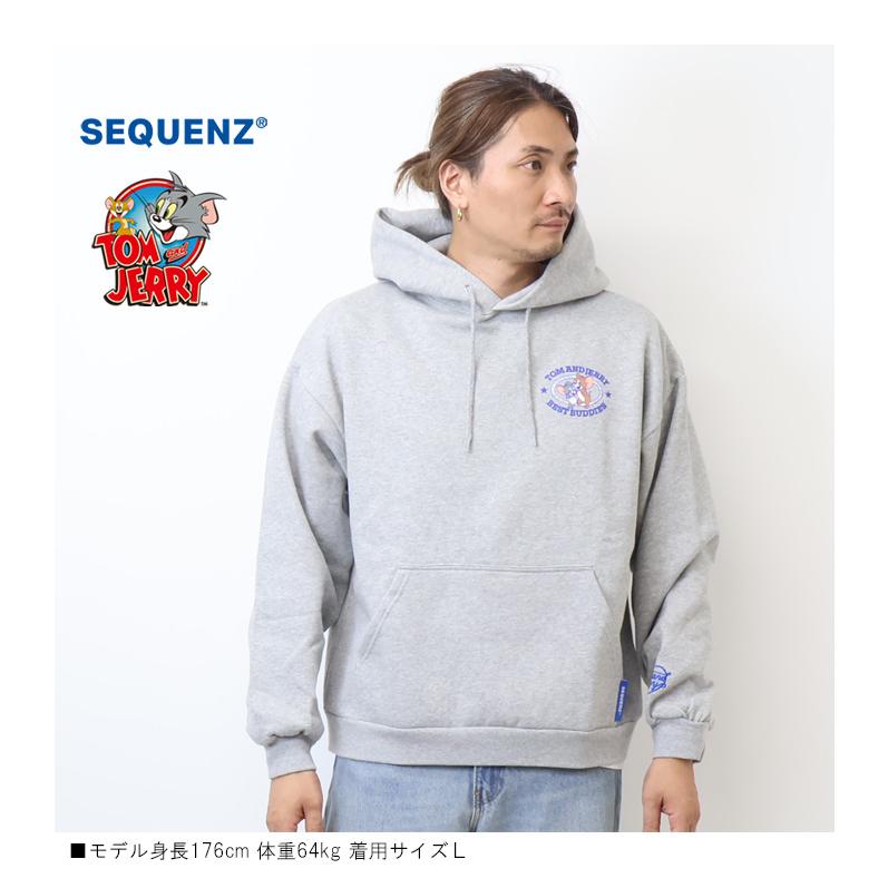 SEQUENZ トムとジェリー ジェリー タフィー サガラ刺繍 スウェット