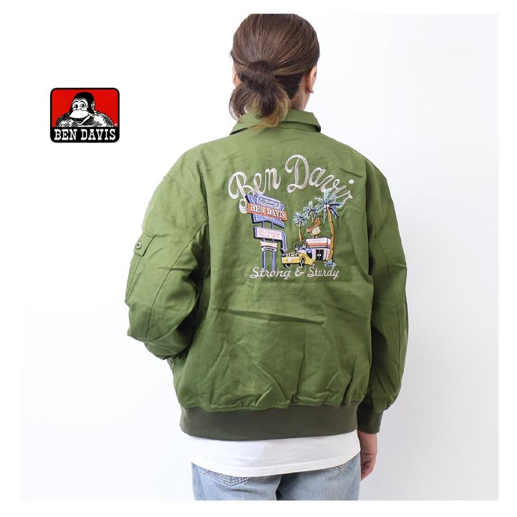 BEN DAVIS MA-1ジャケット オリーブグリーン BEN DAVIS MA-1ジャケット M オリーブグリーン BEN DAVIS MA-1
