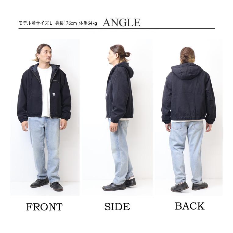 BEN DAVIS（ベンデイビス） ダック素材 中綿 ジップパーカー メンズ