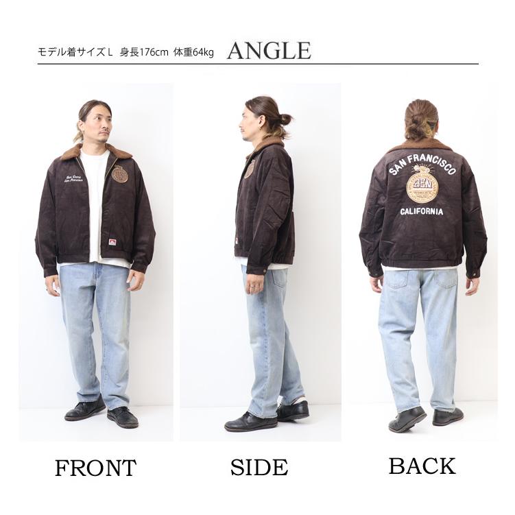 BEN DAVIS（ベンデイビス） 衿ボア コーデュロイジャケット メンズ